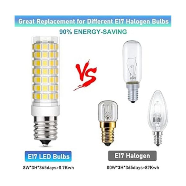 Bombilla LED E17 8 W 80 W 80 W 800 lm AC 110 130 V