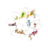 YEAMAR Cadena de luces LED 8 pies 12 LED tira de luces_5