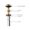 Kits universales de latón para tanque de inodoro a tazón_4