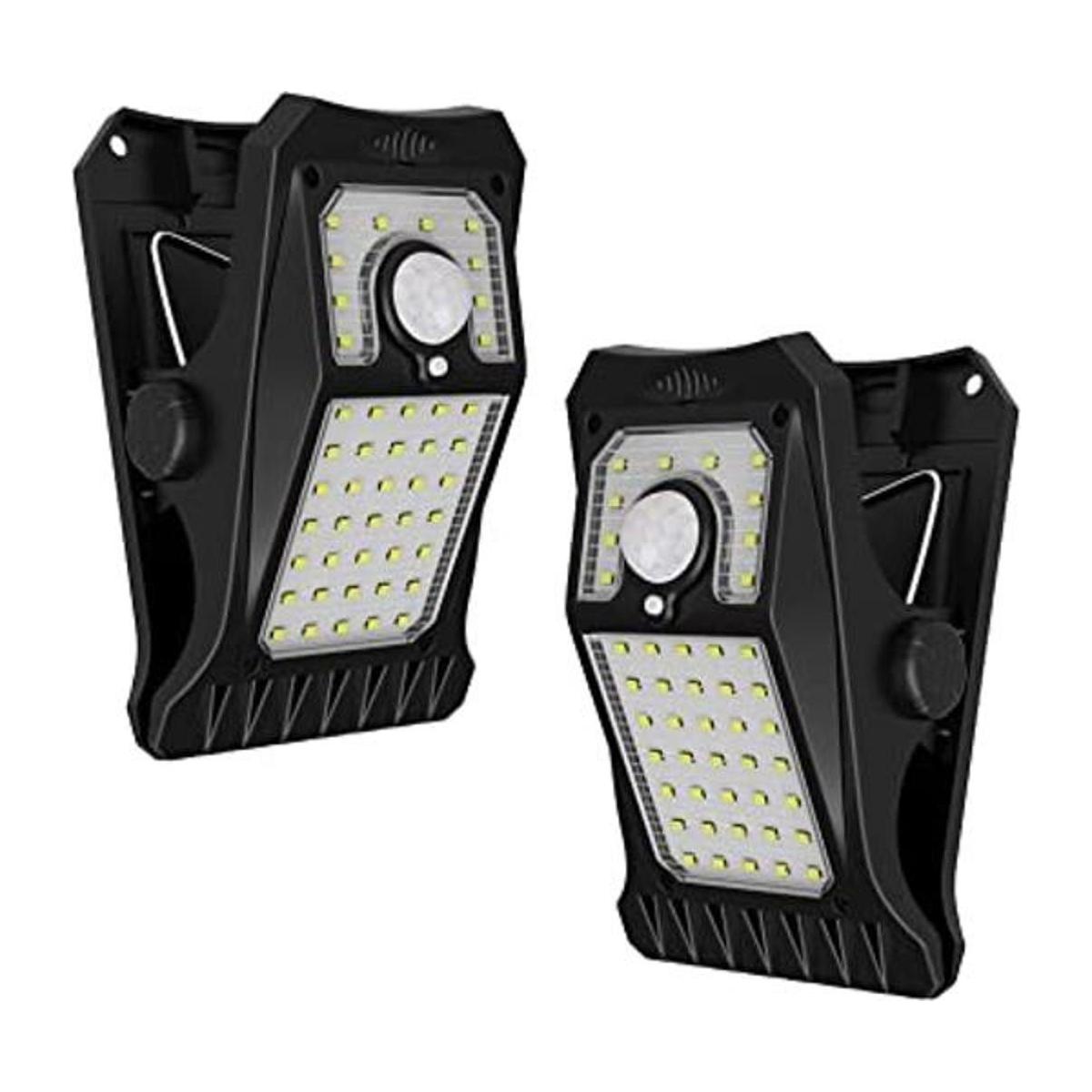 Tryme Luces solares de 45 luces LED con clip para