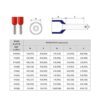 XHF 1000 piezas AWG de 181.0 mm de alambre aislados con_3