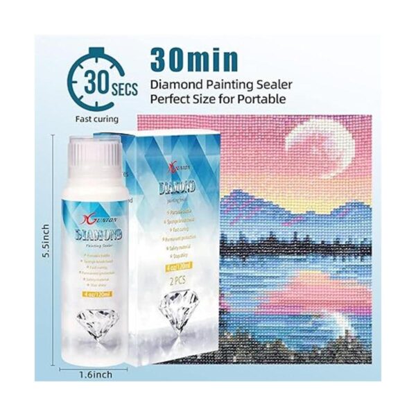 Sellador de pintura de diamantes paquete de 2 unidades de