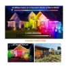 Luces de paisaje de bajo voltaje luces RGB de paisaje_3