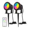 Luces de paisaje de bajo voltaje luces RGB de paisaje_1