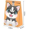 Bolsas de dulces para recuerdos de fiesta de cachorros con_3