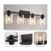 Luces de tocador modernas de 4 luces accesorios de baño_4
