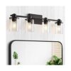Luces de tocador modernas de 4 luces accesorios de baño_1