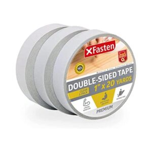 XFasten Cinta adhesiva transparente de doble cara_1