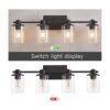 Luces de tocador modernas de 4 luces accesorios de baño_3