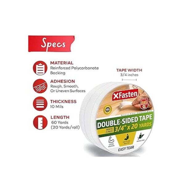 XFasten Cinta de doble cara para manualidades 34_2