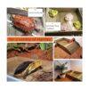 3 platos de comida de tortuga con rampa y plataforma para