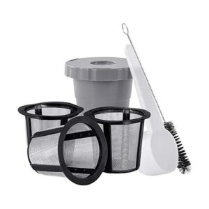Juego de filtros de café reutilizables compatibles con