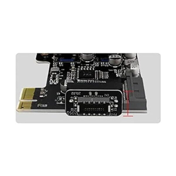 Adaptador de panel frontal USB adaptador vertical USB 3.1_3
