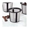 Juego de filtros de café reutilizables compatibles con