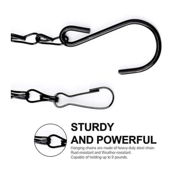 XDWGIFTS Paquete de 4 cadenas colgantes de 25.5 pulgadas_2