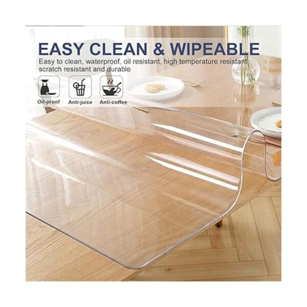 Protector de mesa transparente de 0.059 in de grosor