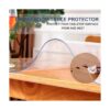 Protector de mesa de plástico transparente de PVC de 18 x