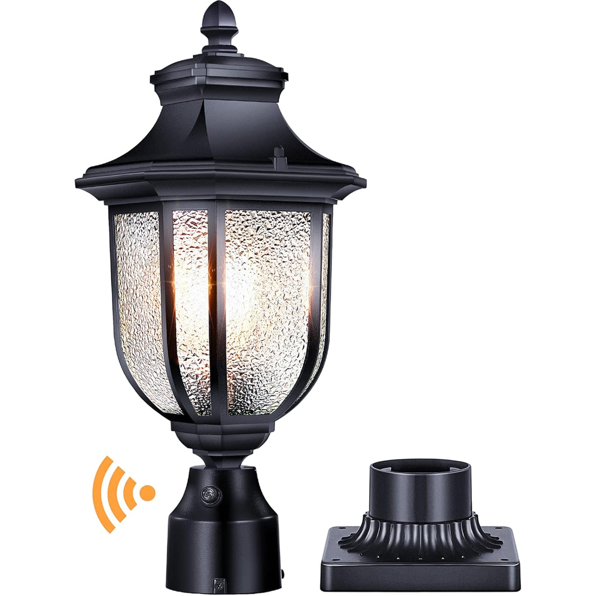 XANGQAN Luces de poste para exteriores del atardecer al