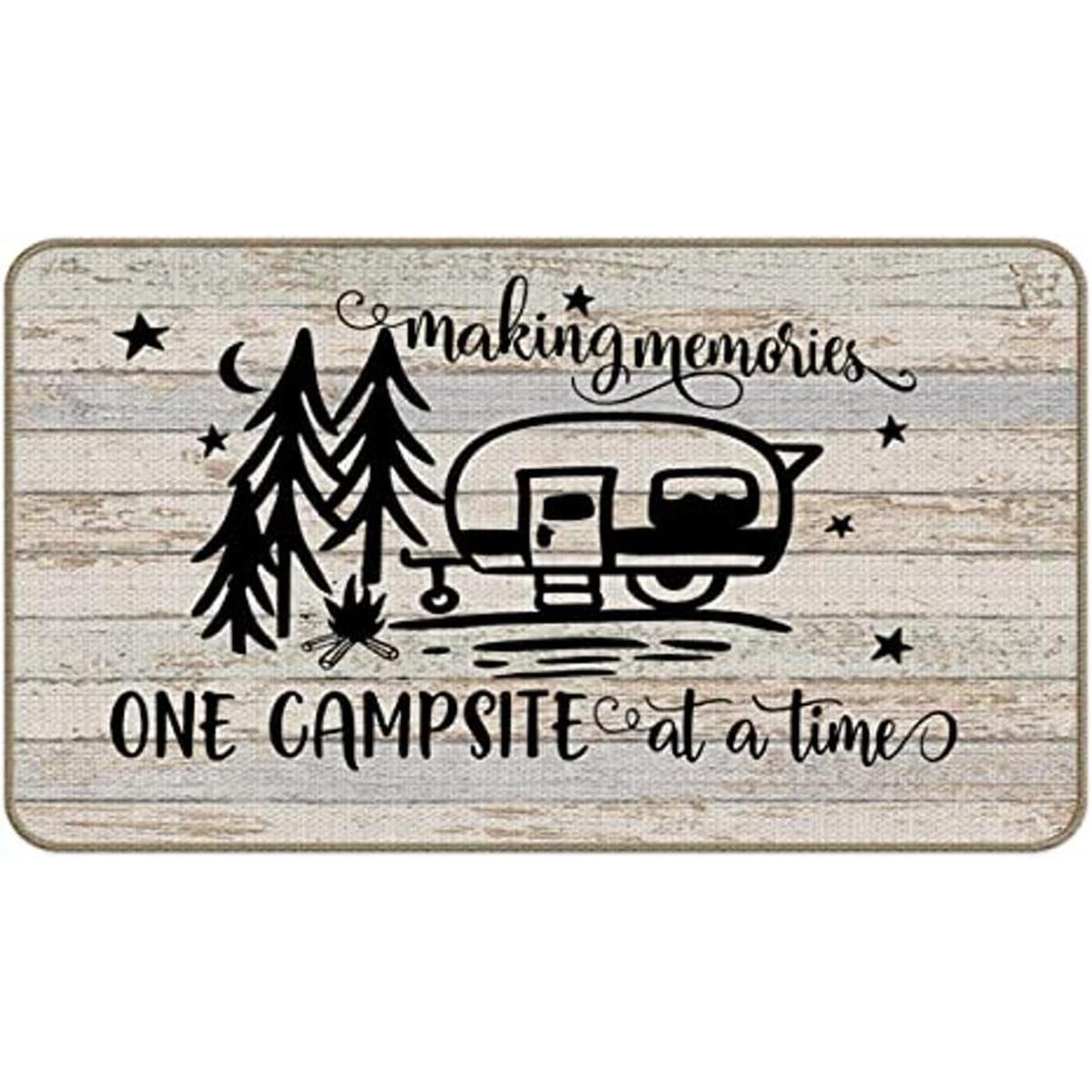 Making Memories One Campsite at a Time Decor Felpudo de
