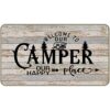 Welcome to Our Camper Our Happy Place Decor Felpudo para_1