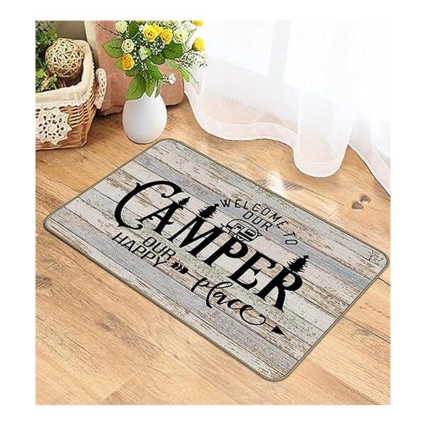Welcome to Our Camper Our Happy Place Decor Felpudo para_2