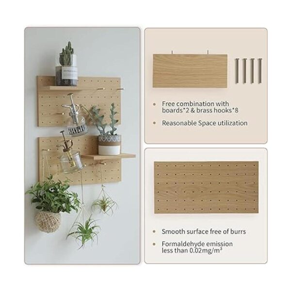 XAOHOME Tablero de clavijas de madera tablero de clavijas_2