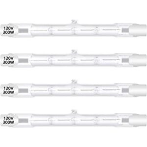 Paquete de 4 bombillas halógenas R7S de 4.646 in T3 300_1