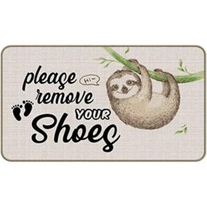 Please Remove Your Shoes Felpudo decorativo para_1