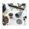 Juego de filtros de café reutilizables compatibles con