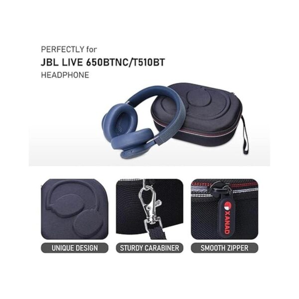 XANAD Funda rígida para auriculares JBL Live o JBL Tune_4