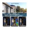Farol de pared exterior impermeable con sensor de_2