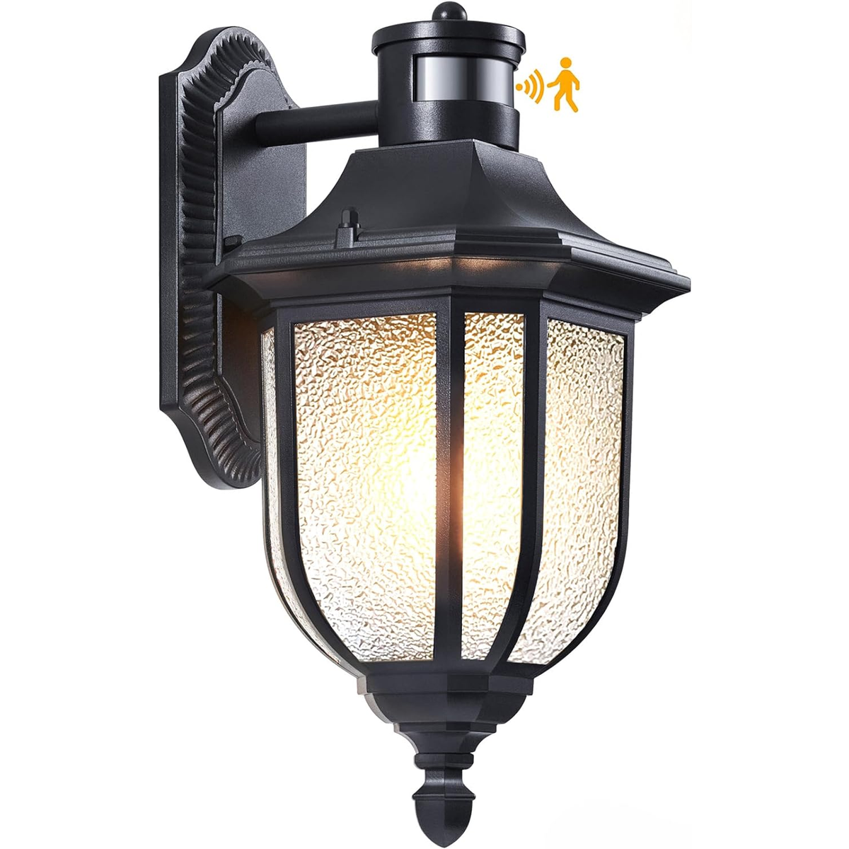Farol de pared exterior impermeable con sensor de