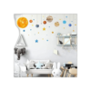 Pegatinas de pared con sistema solar extraíbles diseño de