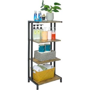 Xcosrack Estante de baño de 4 niveles estante de_1