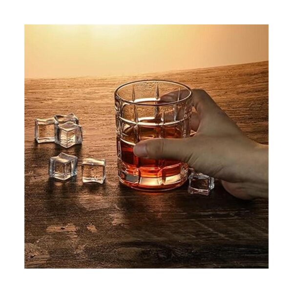 Juego de 4 decantadores de whisky con vasos vasos de