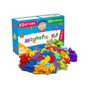Imanes de espuma y letras magnéticas para niños pequeños y_1