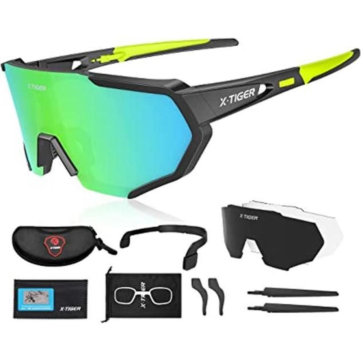 XTIGER Gafas de sol deportivas polarizadas con 3 o 5