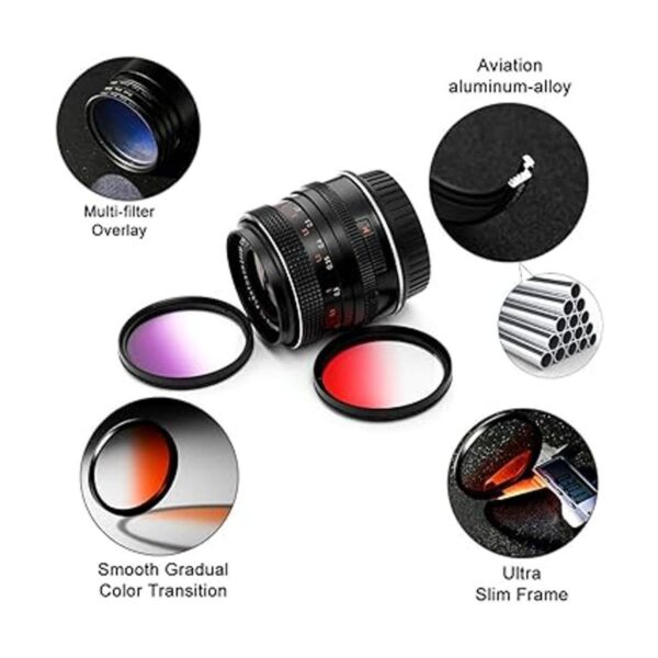 Kit de filtros graduados de color de 1.594 in 9 piezas_2