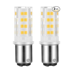 Paquete de 2 bombillas para máquina de coser BA15D de_1