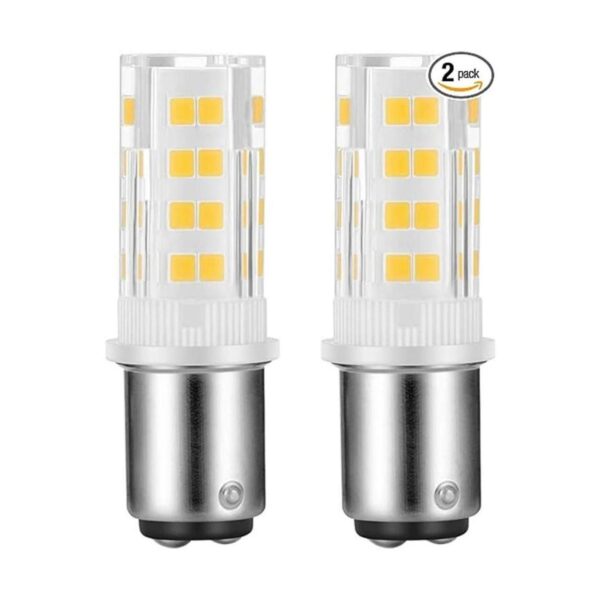 Paquete de 2 bombillas para máquina de coser BA15D de_1