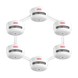 XSense Detector de humo inalámbrico interconectado con más_1