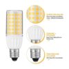 Bombilla LED T4 JDE11 regulable de 120 V 5 W 50 W_2