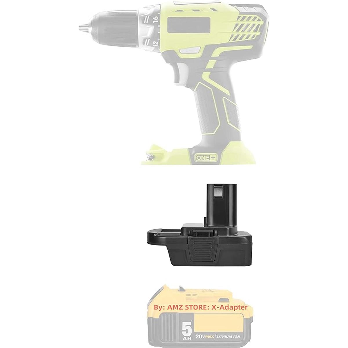 Adaptador de batería para herramientas inalámbricas Ryobi