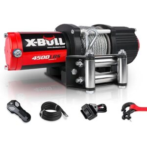 XBULL Cabrestante eléctrico de alambre de acero de 12 V y_1