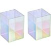 XFLOAT Soporte acrílico iridiscente arcoíris para_3