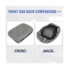 X AUTOHAUX Funda de piel de microfibra para reposabrazos_4