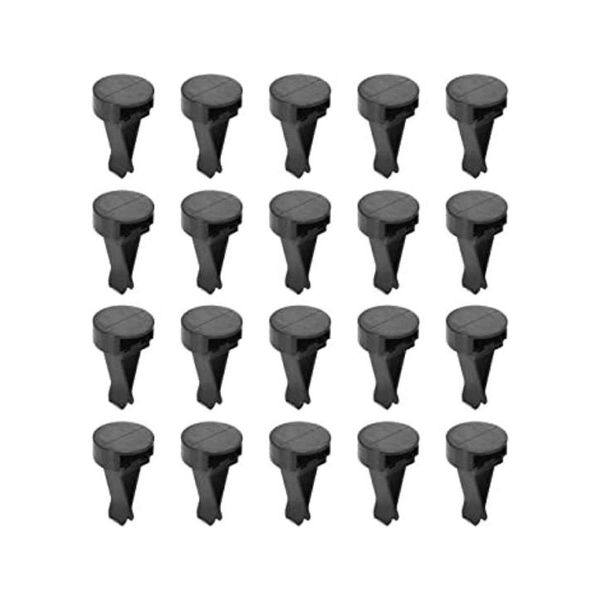 X AUTOHAUX Juego de 20 clips de ventilación de coche con