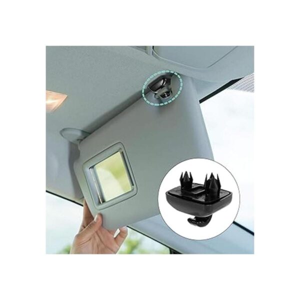 X AUTOHAUX Soporte de clip de plástico para visera solar_2