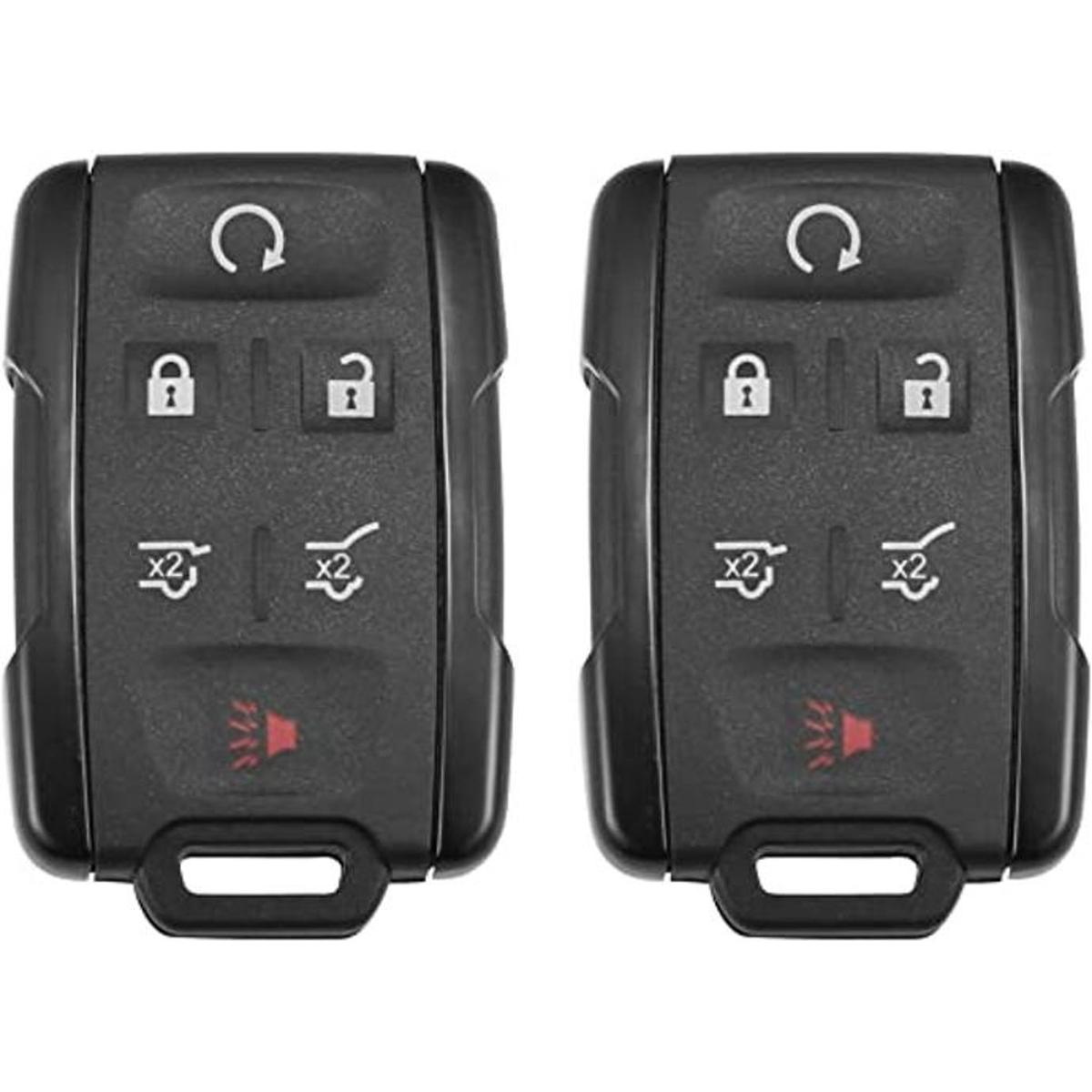 X AUTOHAUX 2 llaves de repuesto de control remoto de