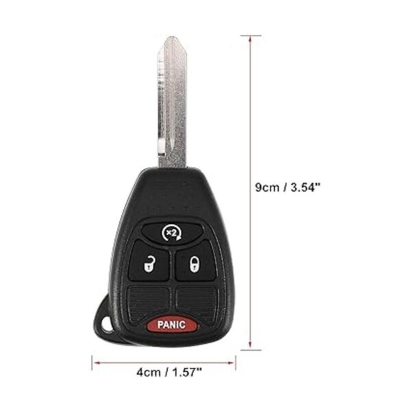 X AUTOHAUX Llavero remoto de entrada sin llave de 315 Mhz_4